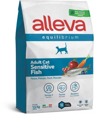 Alleva Equilibrium Adult Cat Sensitive Fish корм для взрослых кошек,рыба,400г.