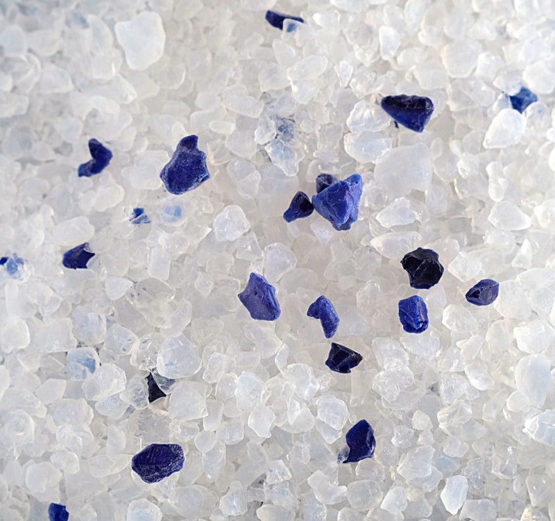 Наполнитель силикагелевый "Пижон", кристаллы (синий), НА РАЗВЕС (1л/0,4кг) 1кг