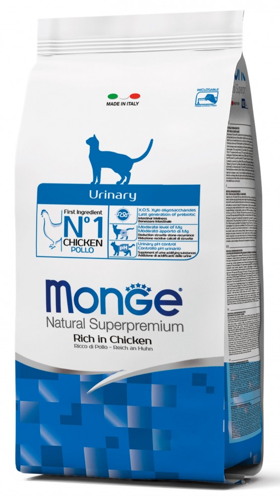 Monge Cat Daily Line Urinary сухой корм для кошек, для профилактики МКБ, с курицей 1,5 кг