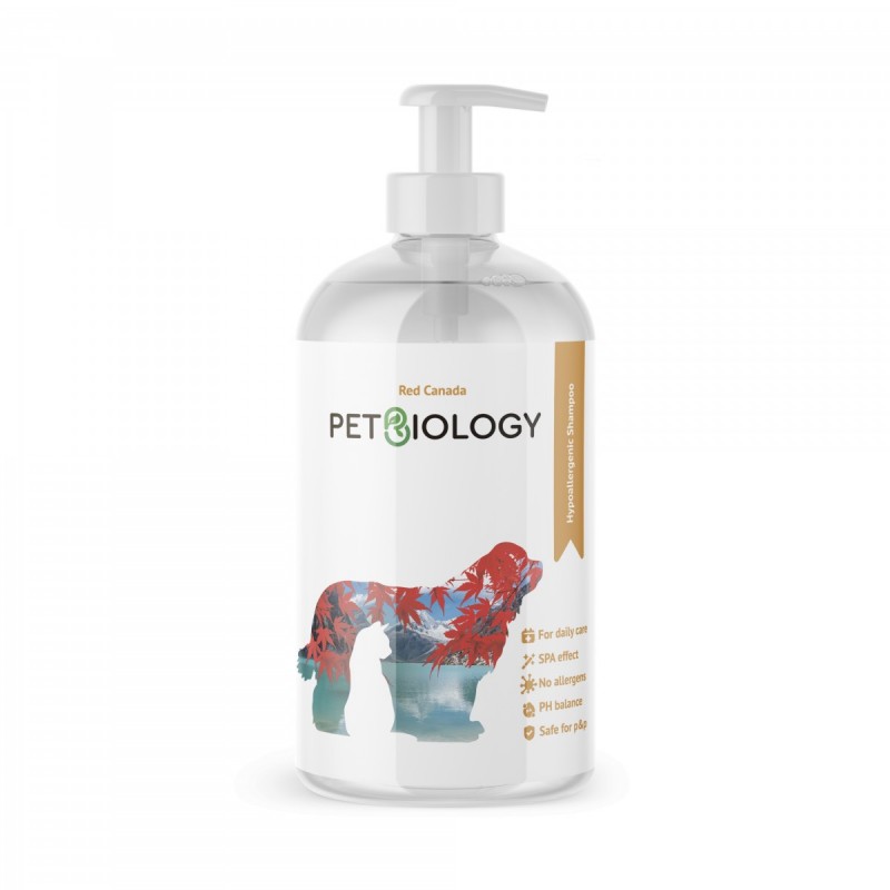 PetBiology шампунь гипоаллергенный, для кошек и собак, Канада 300 мл