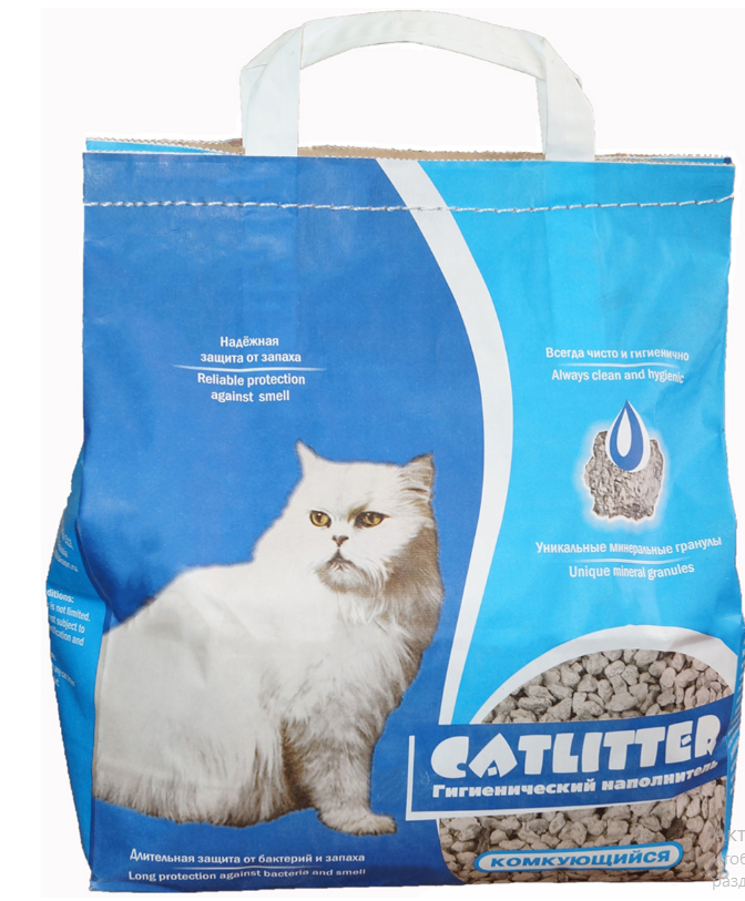 Catlitter наполнитель для кошачьих туалетов, комкующийся, 5 л