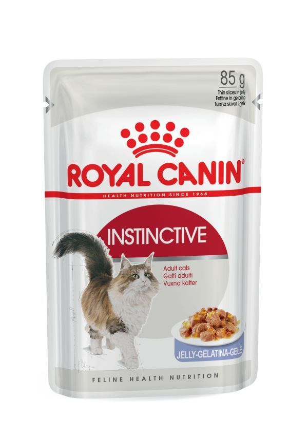 Роял Канин Instinctive паучи для взрослых кошек в желе - 85гр.