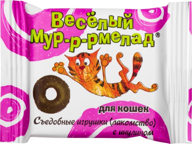 Лакомство Veda Веселый Мур-р-рмелад для кошек, с инулином, 6 г