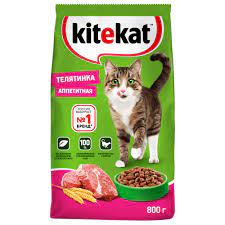 Сухой корм для кошек Kitekat Телятинка Аппетитная, 350 г