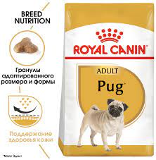 Роял Канин Pug Adult Корм сухой для взрослых собак породы мопс в возрасте 10 месяцев 500гр
