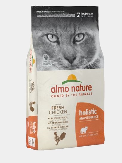 Корм Almo Nature Holistic Maintenance Fresh Chicken для кошек, с курицей, 2 кг