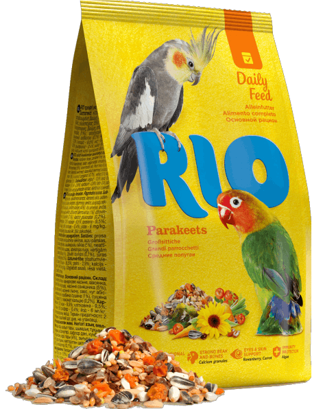 RIO корм для средних попугаев, 500 г