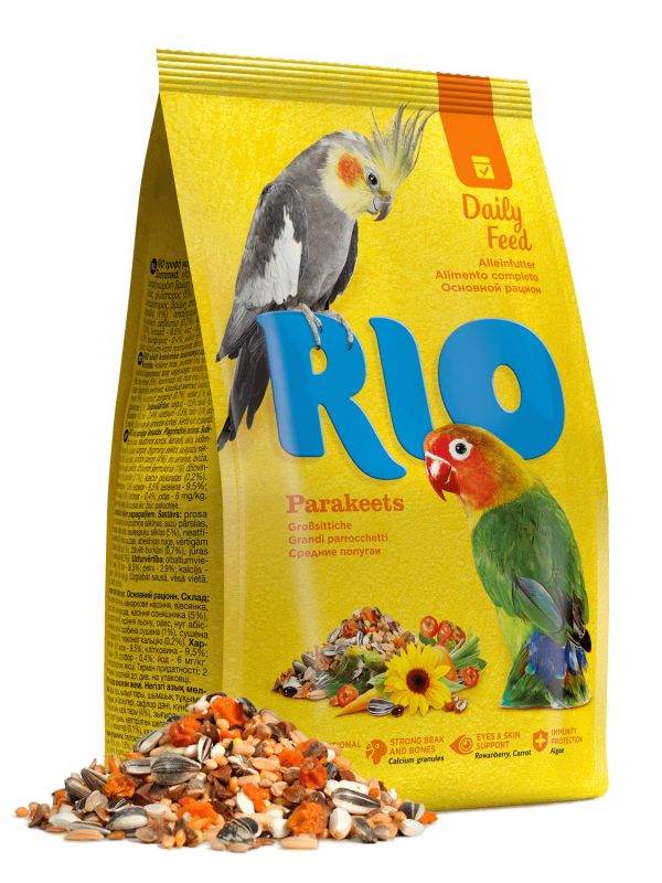 RIO корм для средних попугаев, 1 кг