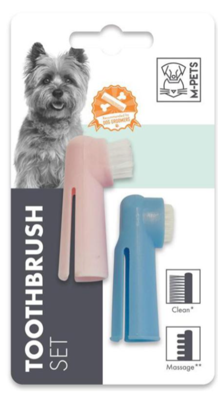 Зубная щетка-напальчник для собак, 3х6 см.