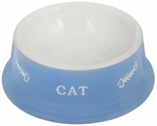 Nobby Миска для кошек, керамика, голубая, 140 мл.