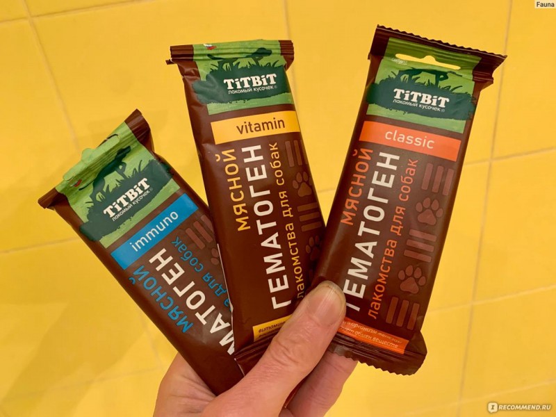 TiTBiT Гематоген мясной Vitamin,35г.