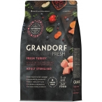 GrandorfFreshHolisticSretilisedTurkey&Sweet Potatoдля стерил.кошек,свежее мясо индейки с бататом.