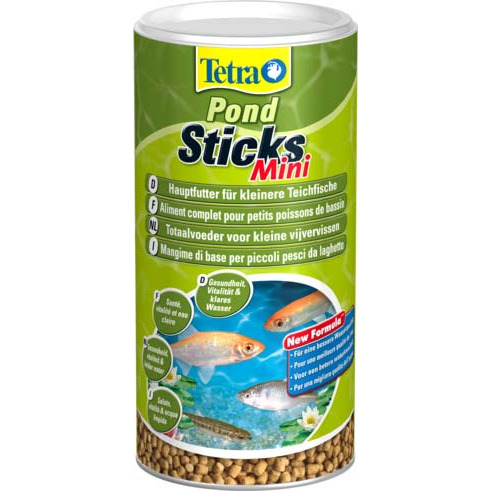 Tetra Pond Sticks Mini корм для мелких прудовых рыб мини-палочки, 1 л