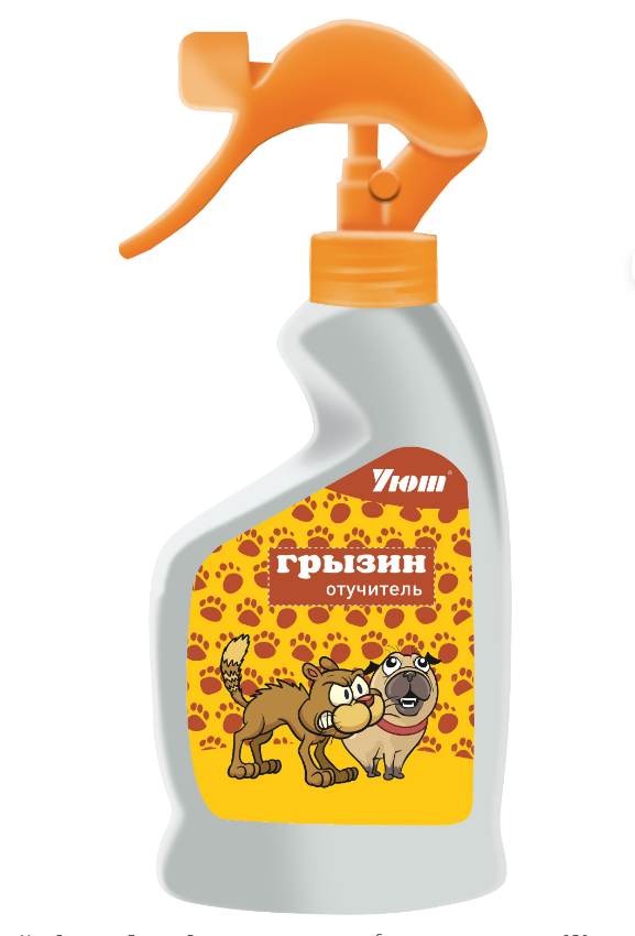 Уют Средство Грызин Отучитель для кошек и собак, с экстрактом перца, 250 мл