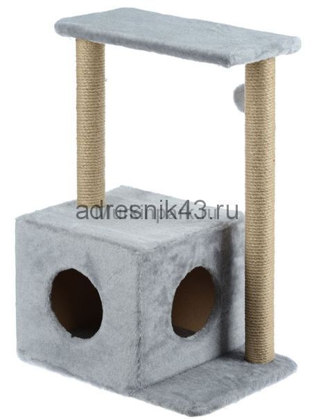 Домик-когтеточка для кошек, размер 40х55х70 см