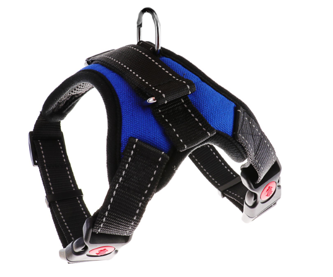 Шлейка мягкая со светоотражающими элементами, размер S (ОШ 29-31 см, ОГ 37-45 см) микс цветов.