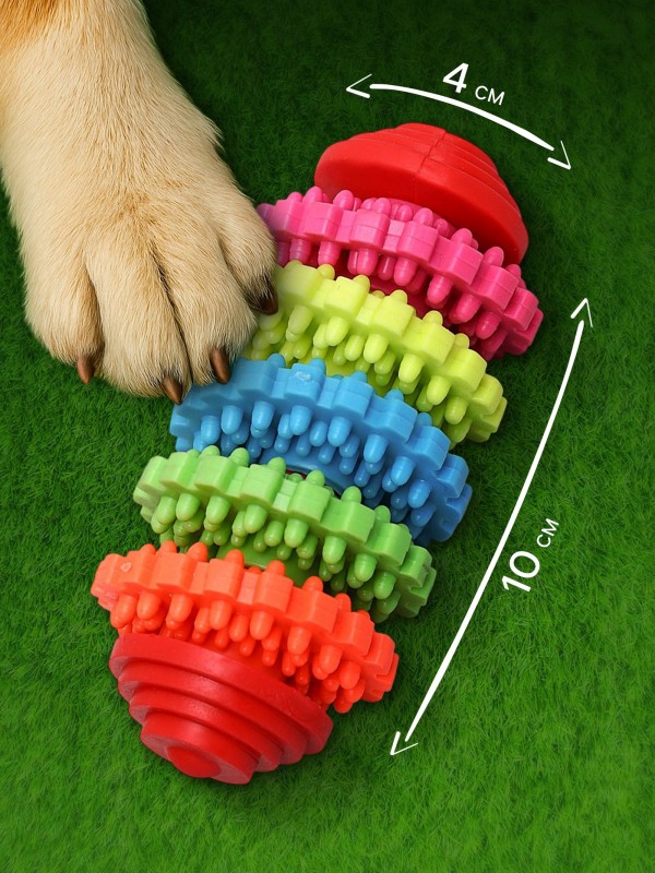 Игрушка литая «Шестеренки» (5 вращающихся колец), TPR, 10 см, микс цветов.