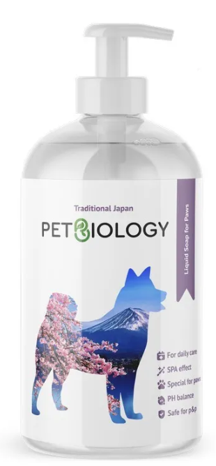 PetBiology Жидкое мыло для лап собак, Япония 300 мл