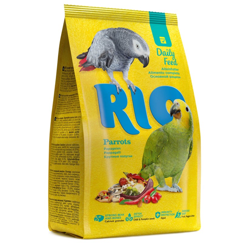 RIO Корм для крупных попугаев, Основной рацион 1кг