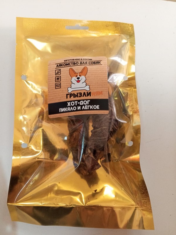 Грызли Хот-Дог (пикало,легкое) натуральное лакомство для собак всех пород 50 гр