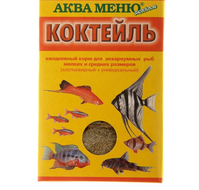 Корм для рыб Аква Меню "Коктейль" 15гр