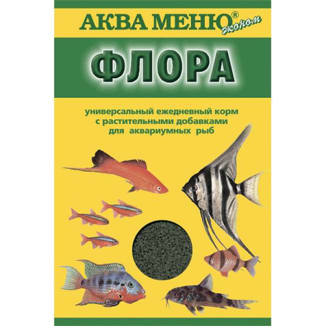 Корм для рыб Аква Меню "Флора" 30гр