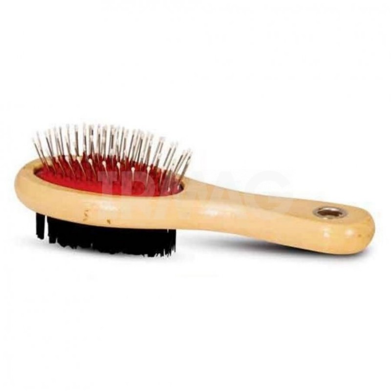 Щётка-пуходерка двусторонняя, 23.5х7 см.