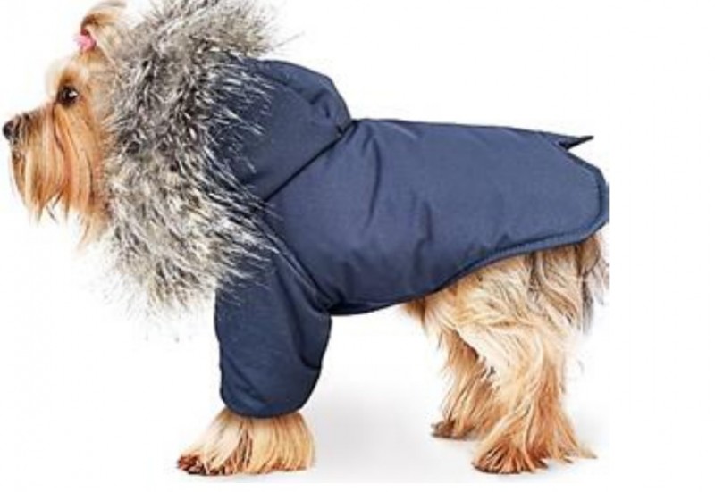 Парка (Куртка) для собак Зоотренд черная р-р XL