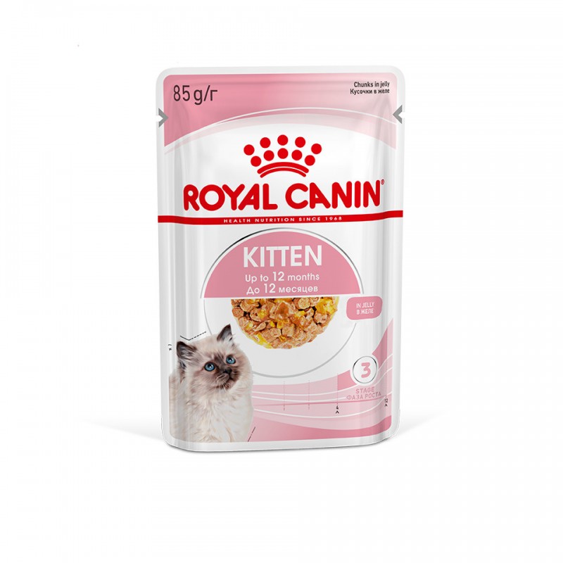 Жидкий корм "Royal canin" Киттен(желе) 0,85 гр.