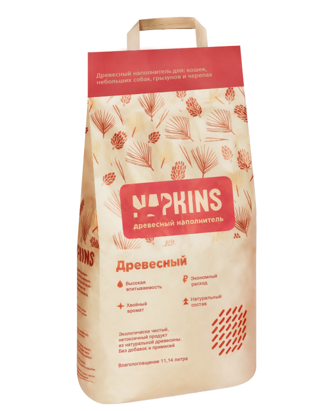 NAPKINS древесный наполнитель, 6 кг