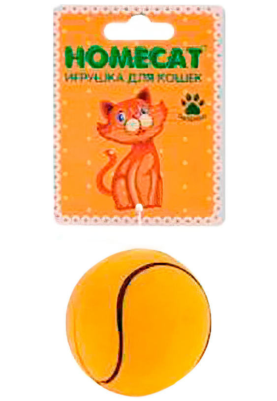 Homecat игрушка Мяч спортивный для кошек, 6 см