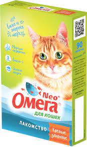 Лакомство "Омега Neo+" с морскими водорослями "Крепкое здоровье" для кошек