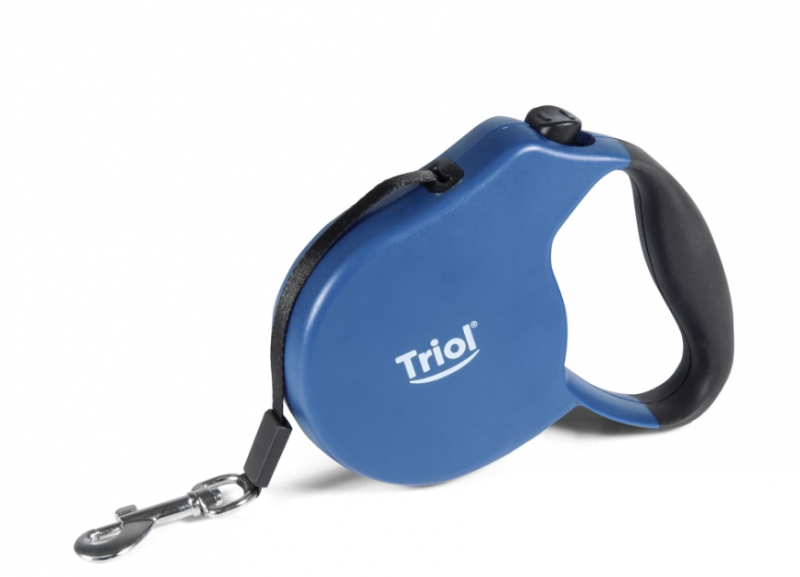 Triol поводок-рулетка Soft Fusion, р-р S, 4 м, до 11 кг, лента, цвета микс