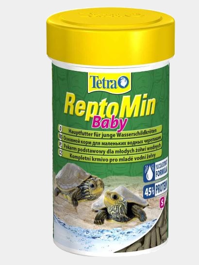 Tetra ReptoMin Baby корм для молодых водных черепах, 100 мл