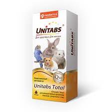 Юнитабс Тотал Комплексные витамины для декоративных кроликов, хорьков, грызунов и птиц 10мл