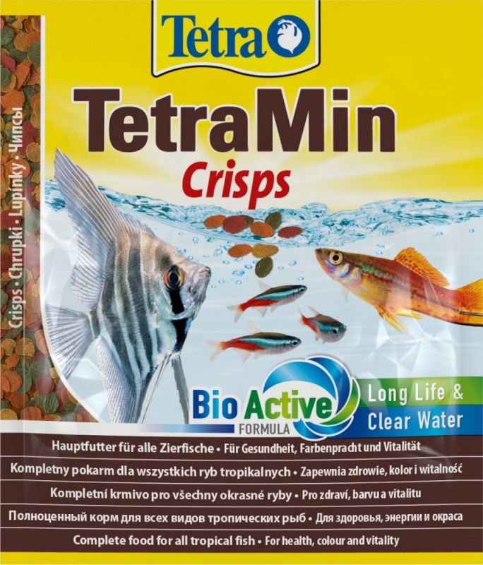 Tetra TetraMin Crisps корм для всех видов рыб в чипсах, 12 г